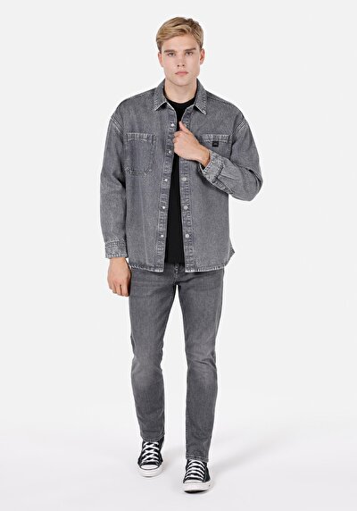 Image de Shırt À Manches Longues Oversize Fit Homme