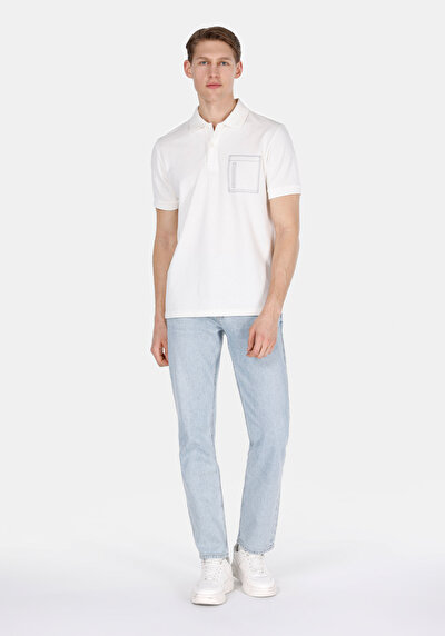 Image de 042 John Pantalon En Jean Slim Straight Homme