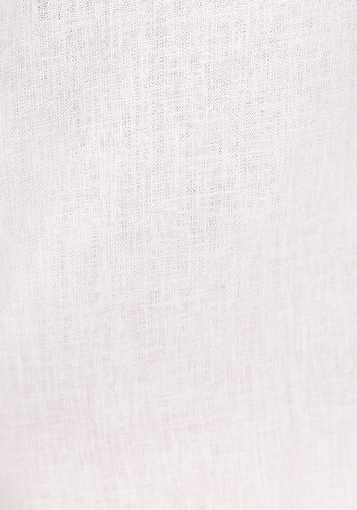 Afficher les détails de Pantalon Blanc Wide Leg High Rise En Uni Regular Fit Femme