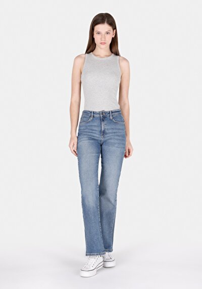 Image de 791 Monica Pantalon En Jean Regular Fit Femme