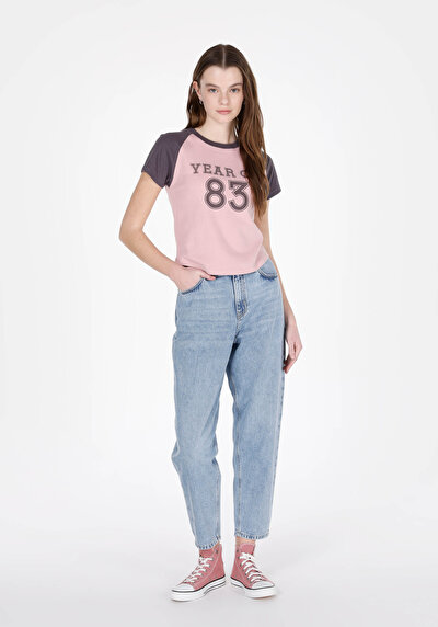 Image de 855 Fiona Pantalon En Jean Barrel Fit Femme