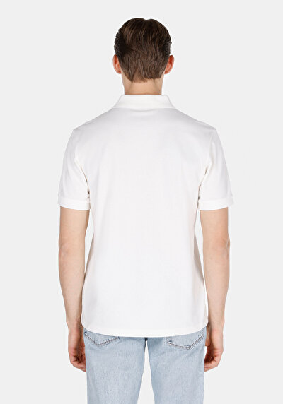 Image de Blanc Homme T-shirt Polo À Manches Courtes