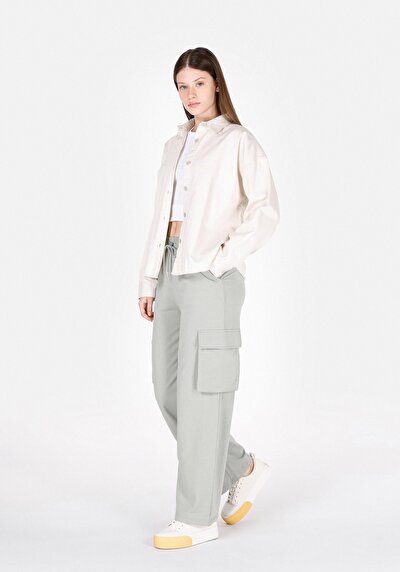 Image de Pantalon De Survêtement Vert Regular Fit Femme