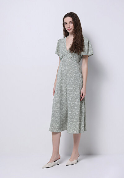 Image de Robe Vert Regular Fit    Femme