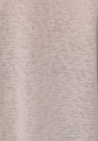 Image de T-shirt À Manches Courtes Beige Regular Fit Droit Femme
