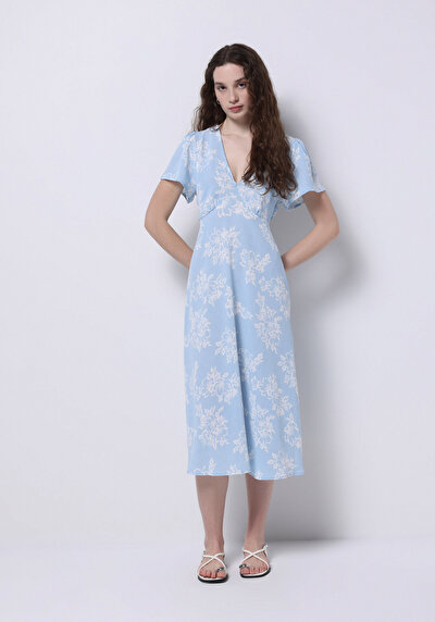 Image de Robe Bleu Regular Fit    Femme