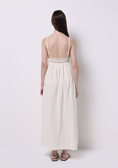 Image de Robe Ecru Regular Fit    Femme