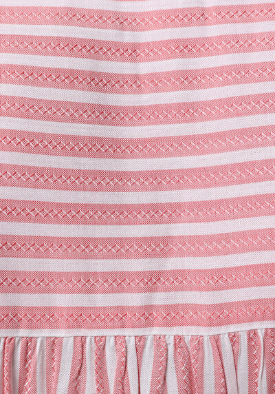 Image de Chemise À Manches Longues Rouge Regular Fit Rayé Ratière Femme