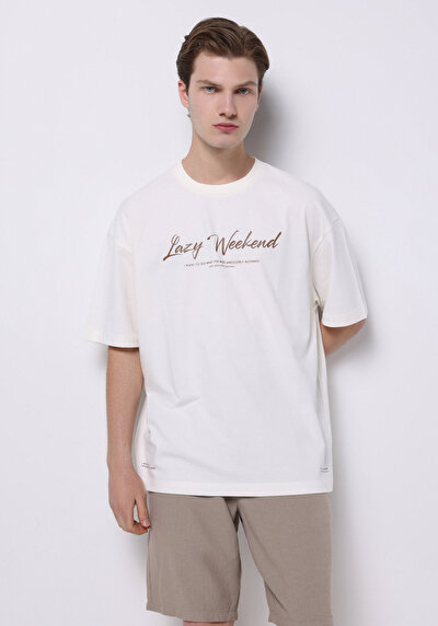 Image de Blanc Homme T-shirt À Manches Courtes