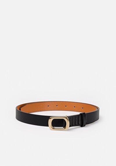Image de Ceinture Noir Modern Fit Femme