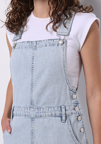 Image de Robe Regular Fit Sans Manches Mdi Jean Femme