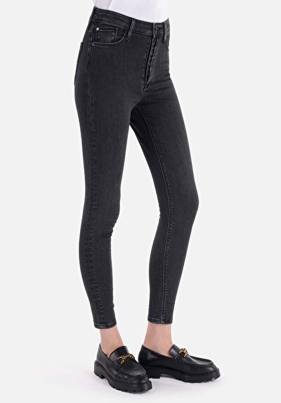 Image de 759 Lara Pantalon En Jean Denim Skinny Leg Medium Rise Skinny Fit Femme
