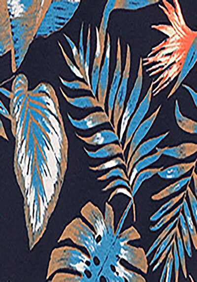 Afficher les détails de T-shirt À Manches Courtes Marine Regular Fit Imprimé Homme