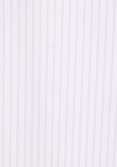Image de Chemise À Manches Longues Blanc Regular Fit Rayé Popeline Femme