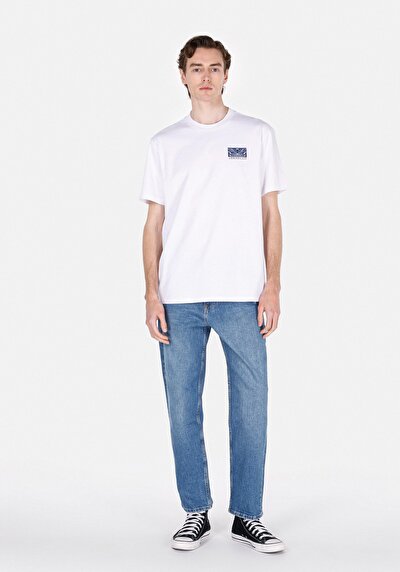 Image de 046 Marco Pantalon Straight Leg Medium Rise En Jean Loose Straight Fit Homme