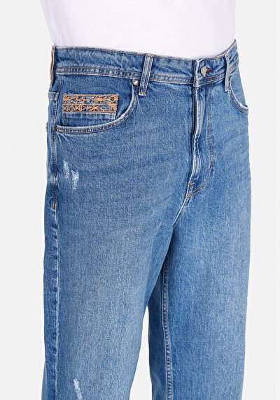 Image de 046 Marco Pantalon  Straight Leg Medium Rise En Jean Loose Straight Fit Homme