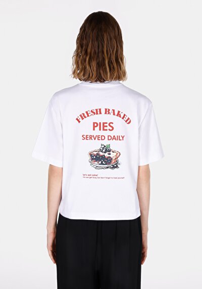 Image de Blanc Femmes T-shirt À Manches Courtes