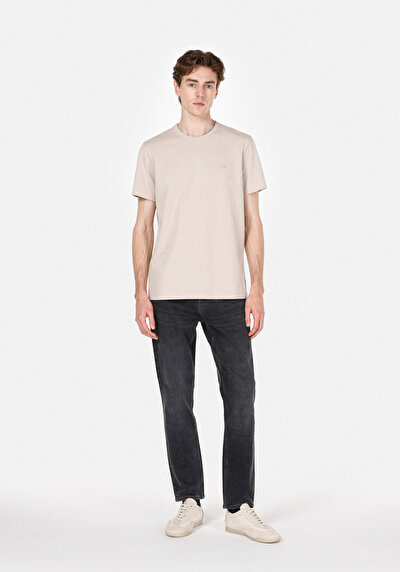 Image de Beige Homme T-shirt À Manches Courtes