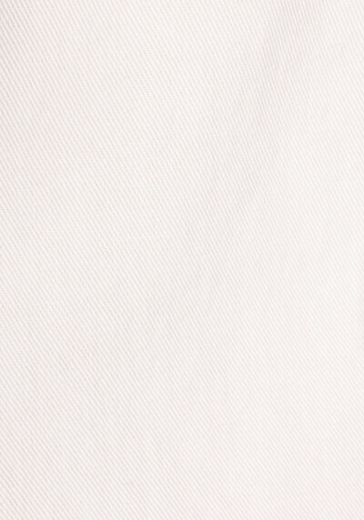 Afficher les détails de Pantalon Blanc Loose Leg Medium Rise En Gabardine Relaxed Fit Homme