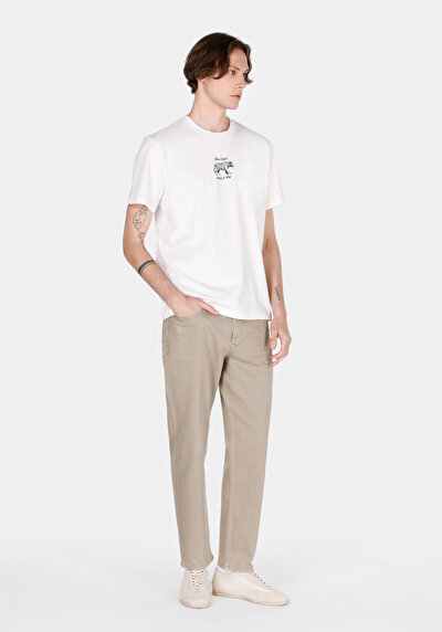 Image de Blanc Homme T-shirt À Manches Courtes