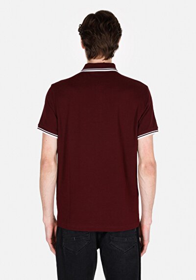 Image de Violet Homme T-shirt Polo À Manches Courtes