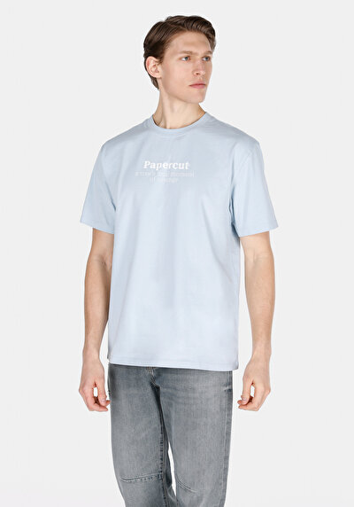 Image de Bleu Homme T-shirt À Manches Courtes