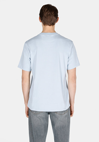 Image de Bleu Homme T-shirt À Manches Courtes