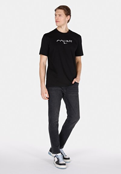 Image de Noir Homme T-shirt À Manches Courtes
