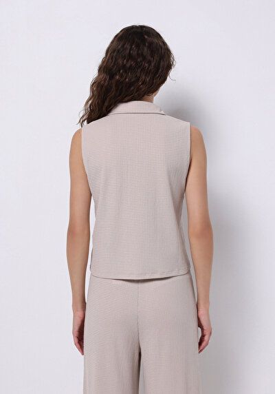 Image de Beige Droit Slim Fit Femme