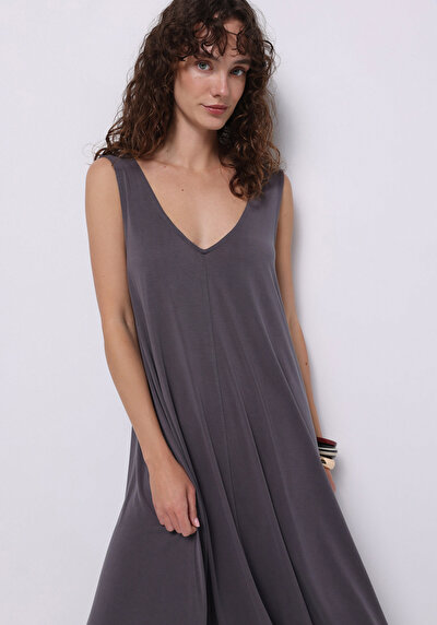 Image de Robe Anthracite Comfort Fit Mdi Supreme Femme
