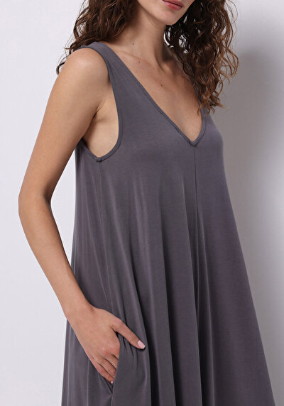 Image de Robe Anthracite Comfort Fit Mdi Supreme Femme