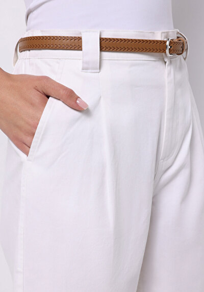 Image de Short Blanc Regular Fit Femme