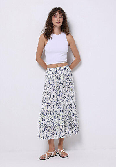 Image de Jupe Multicolou  Imprimé Uni Maxi Femme