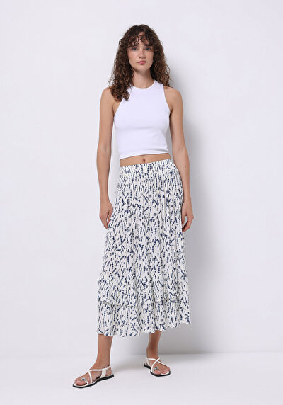 Image de Jupe Multicolou  Imprimé Uni Maxi Femme