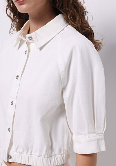 Image de Veste De Blazer Oversize Fit Manches Courtes Femme
