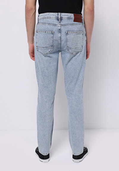 Image de 044 Karl Pantalon Straight Leg Low Rise En Jean Straight Fit Homme