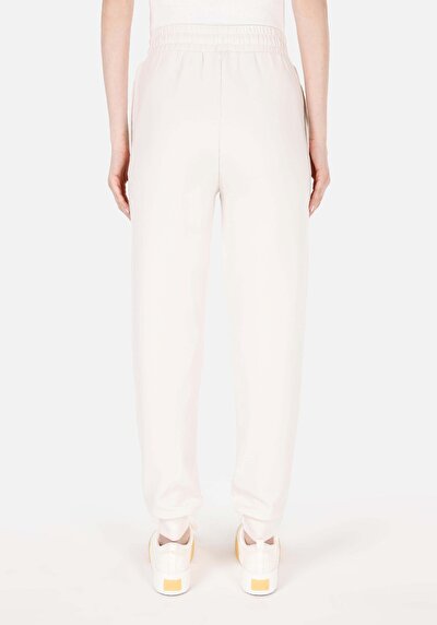Afficher les détails de Pantalon De Survêtement Ecru Regular Fit Femme