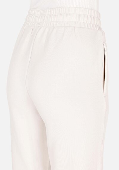 Afficher les détails de Pantalon De Survêtement Ecru Regular Fit Femme