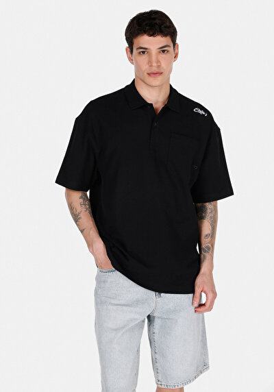 Afficher les détails de Noir Homme T-shirt Polo À Manches Courtes