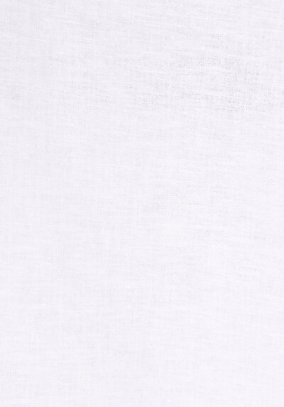 Image de Chemise À Manches Longues Blanc Regular Fit Droit Lin Homme