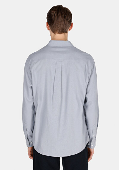Image de Gris Homme Chemise À Manches Longues