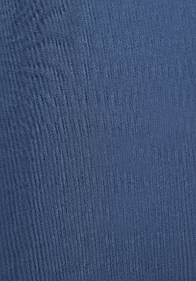 Image de T-shirt À Manches Courtes Bleu Regular Fit Imprimé Femme