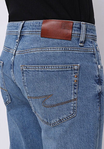 Afficher les détails de 045 David Pantalon    En Jean Regular Fit Homme