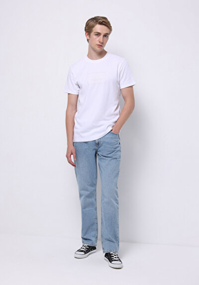 Afficher les détails de 047 Johan Pantalon  Straight Leg Medium Rise En Jean Regular Fit Homme