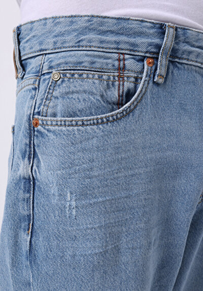 Afficher les détails de 047 Johan Pantalon  Straight Leg Medium Rise En Jean Regular Fit Homme