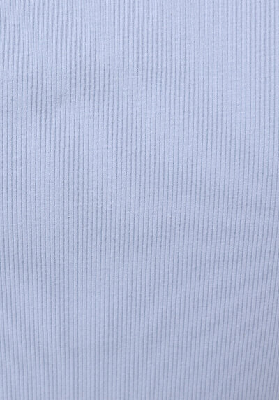 Image de Blouse À Manches Courtes Bleu Slim Fit Manches Courtes Femme