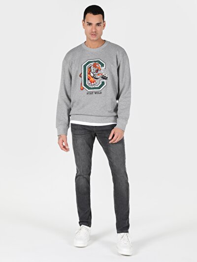 Image de Pull-over Gris Comfort Fit  Homme