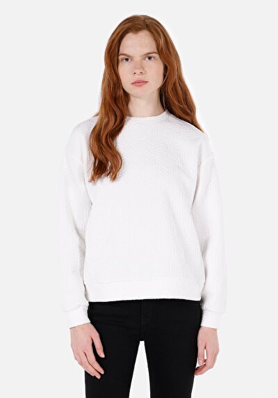 Image de Pull-over Blanc Regular Fit Femme