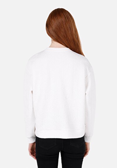 Image de Pull-over Blanc Regular Fit Femme