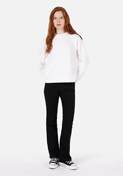 Image de Pull-over Blanc Regular Fit Femme